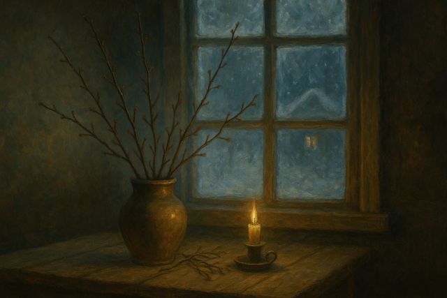 Mladé větvičky - barborky