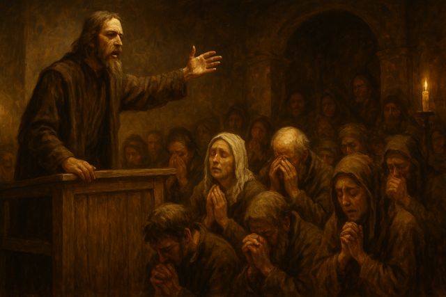 Mnozí byli přesvědčeni, že mor je Boží trest za hříchy lidstva.