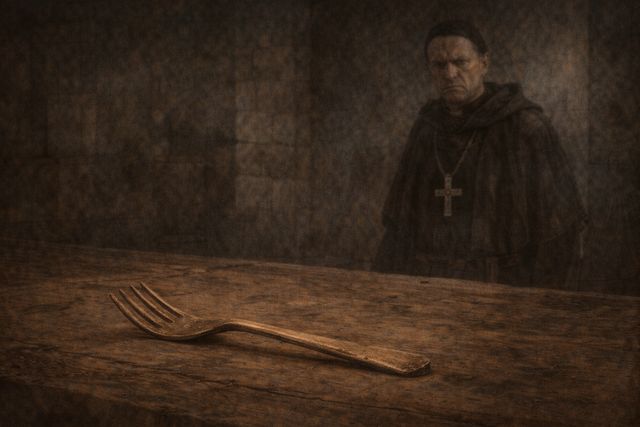 vidličku církev odsuzovala jako ďáblův nástroj